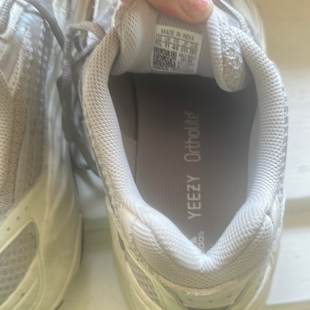 Yeezy Ortholite Gray and White Sneakers men’s size 11.5